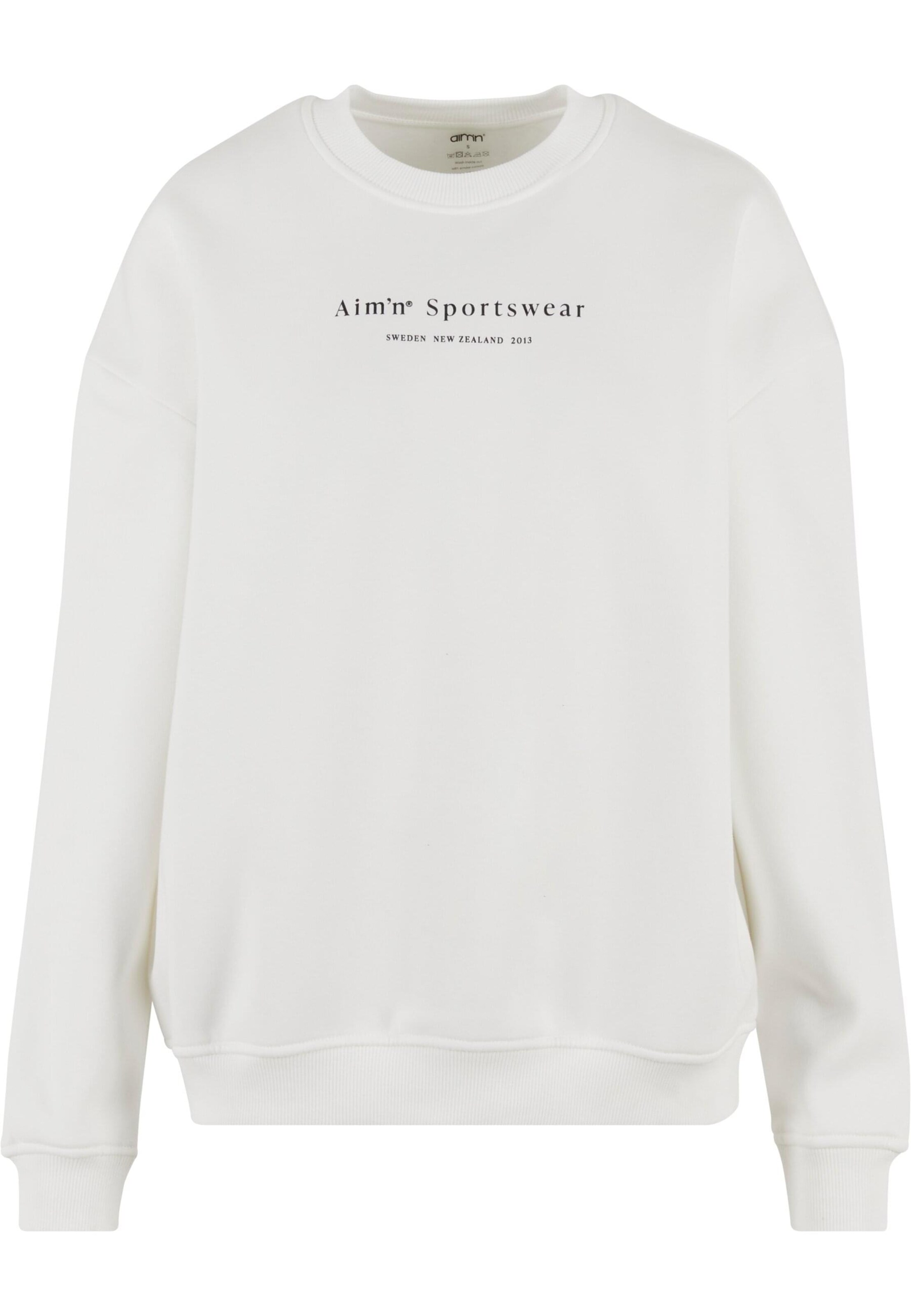 Aim'n Mikina – bílá: přední strana
