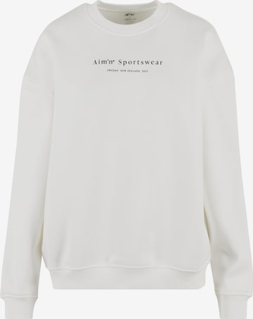 Aim'n Sweatshirt in White: front