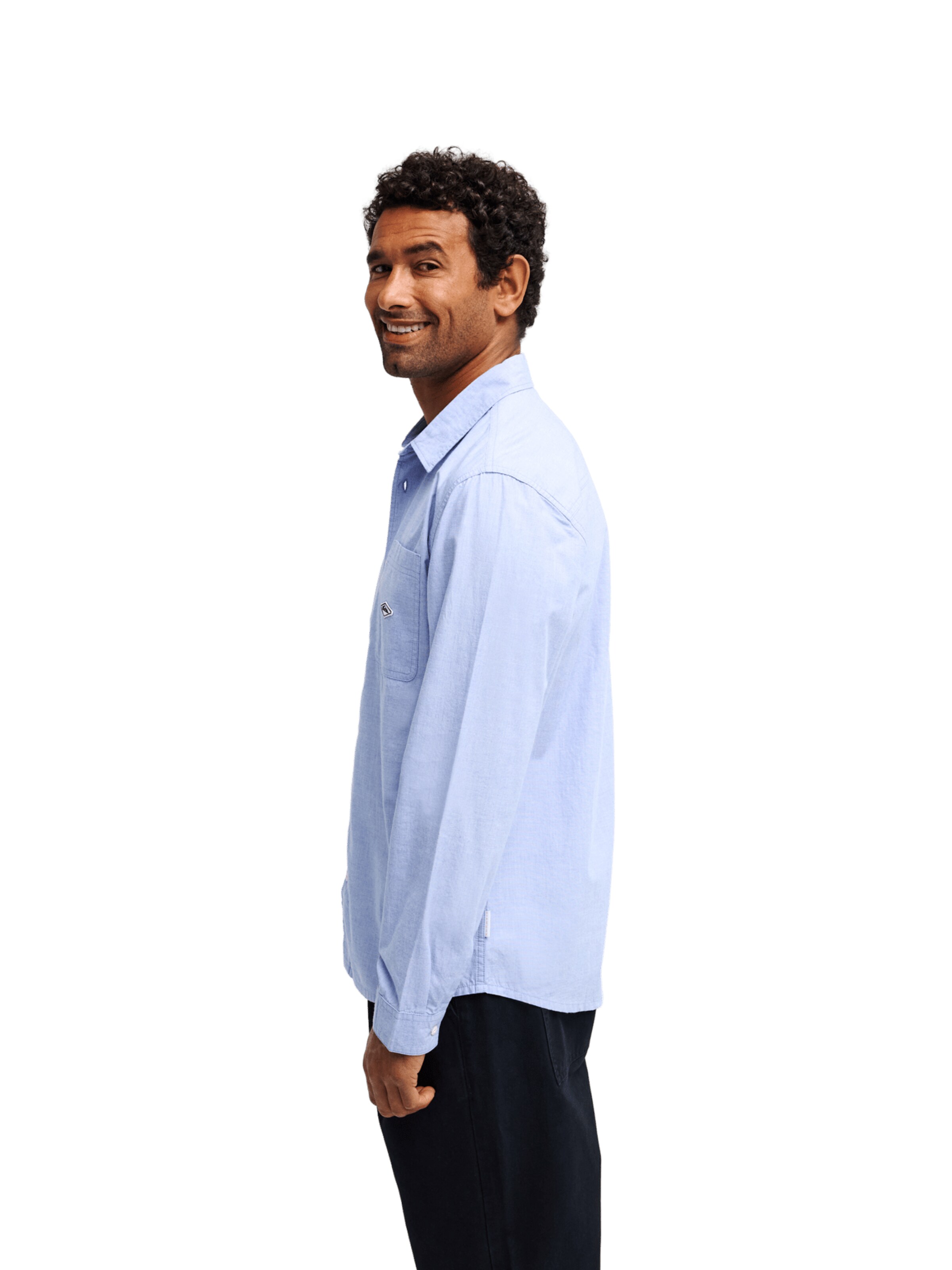 QUIKSILVER Regular Fit Hemd 'Diamond' in Blau