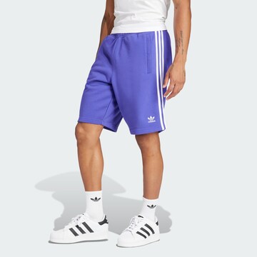 Loosefit Pantalon 'Adicolor' ADIDAS ORIGINALS en bleu : devant
