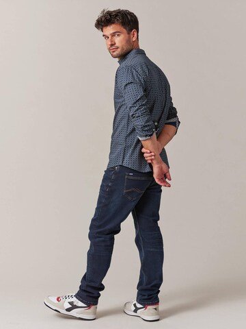 Coupe regular Chemise 'GODWIN' Deeluxe en bleu