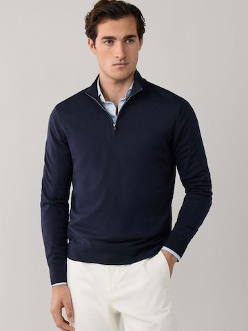 Pullover di Hackett London in blu: frontale