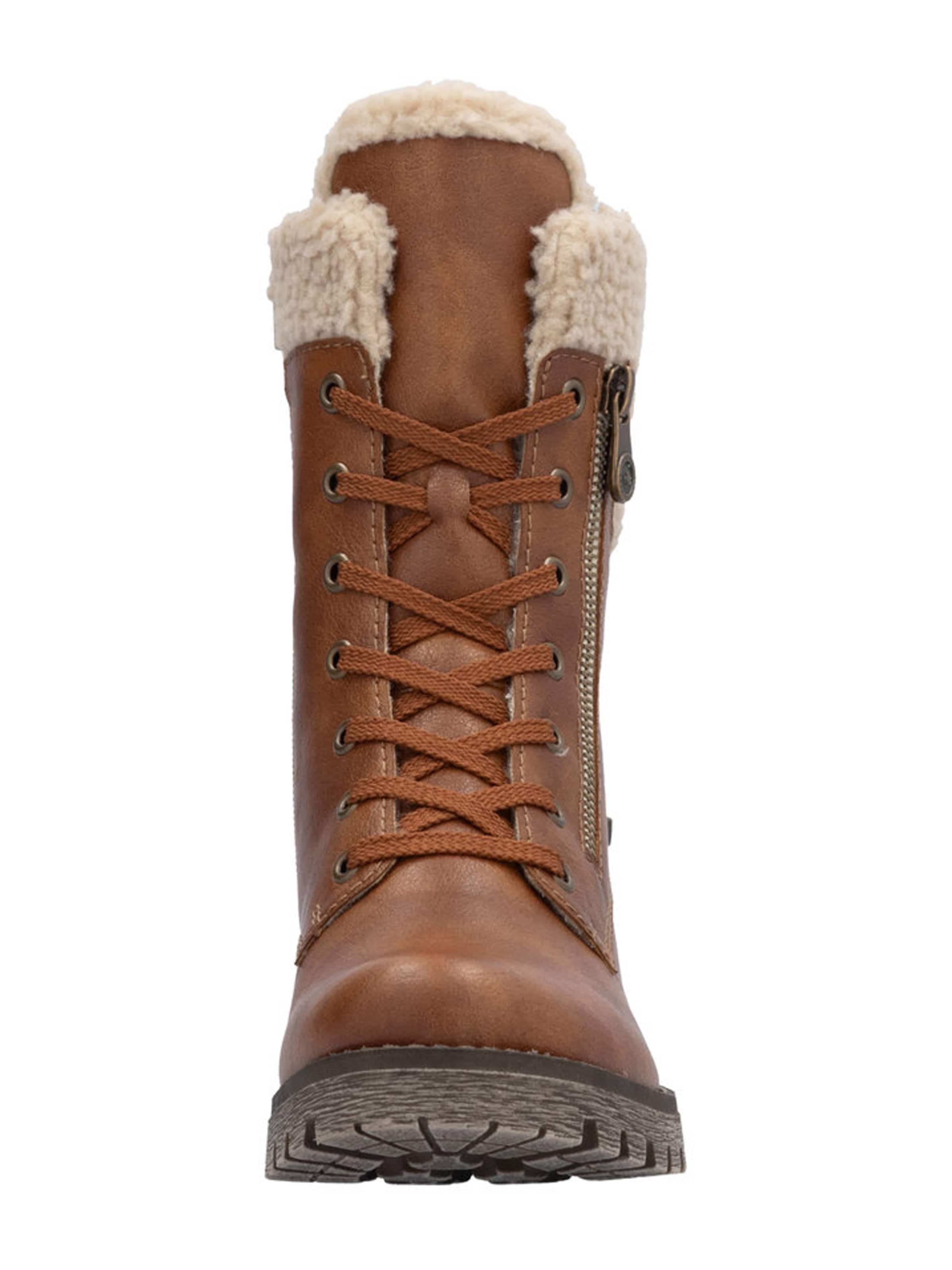 Bottines à lacets Rieker en marron