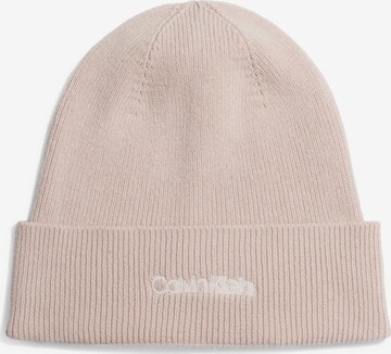 Bonnet Calvin Klein en gris : devant