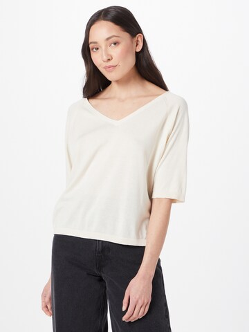 Yerse Sweater 'ALOE' in White: front