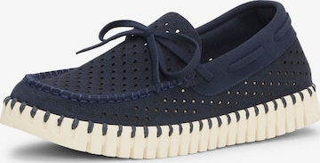 Mocassin 'Tulip' ILSE JACOBSEN en bleu : devant