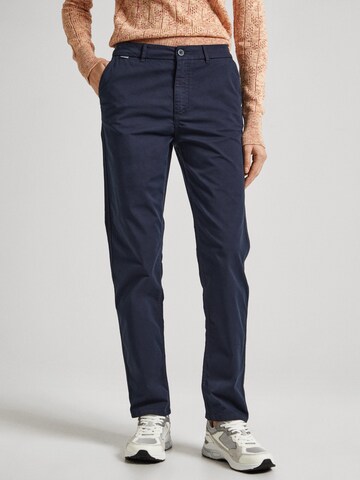 Pepe Jeans Regular Pants ' TRACY ' in Blue: front