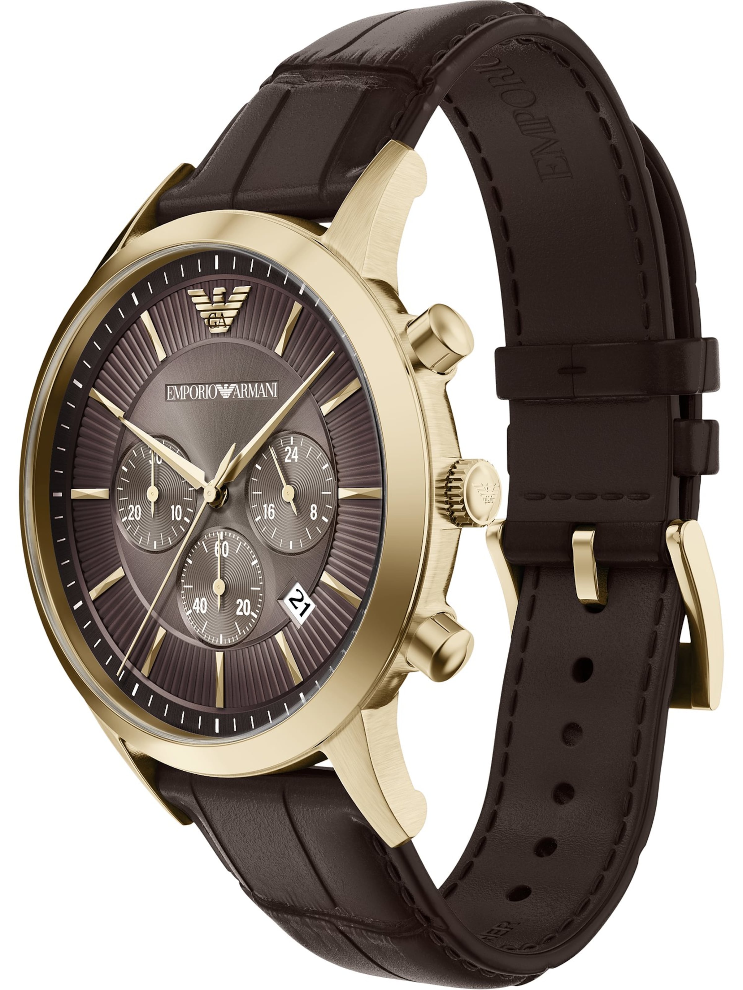 Emporio Armani Uhr in Braun