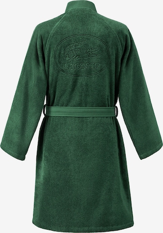 LACOSTE Short Bathrobe 'L DEFILE' in Green