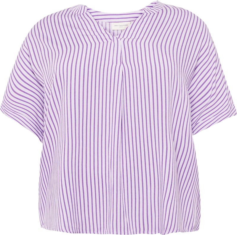 ONLY Carmakoma T-Shirt 'MAY' in Lavendel Pastelllila