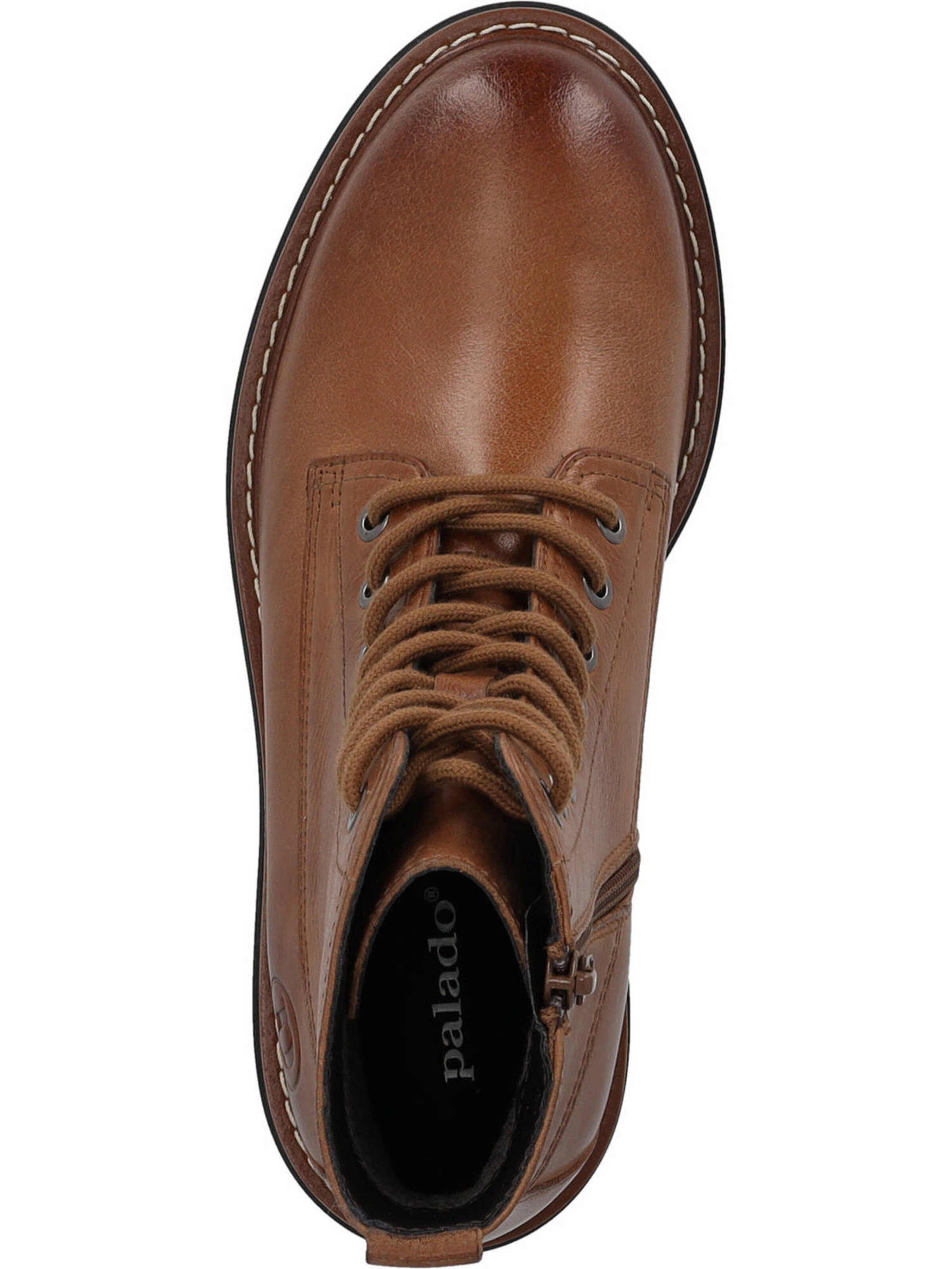 Palado Lace-up bootie 'Ennelis' in Brown