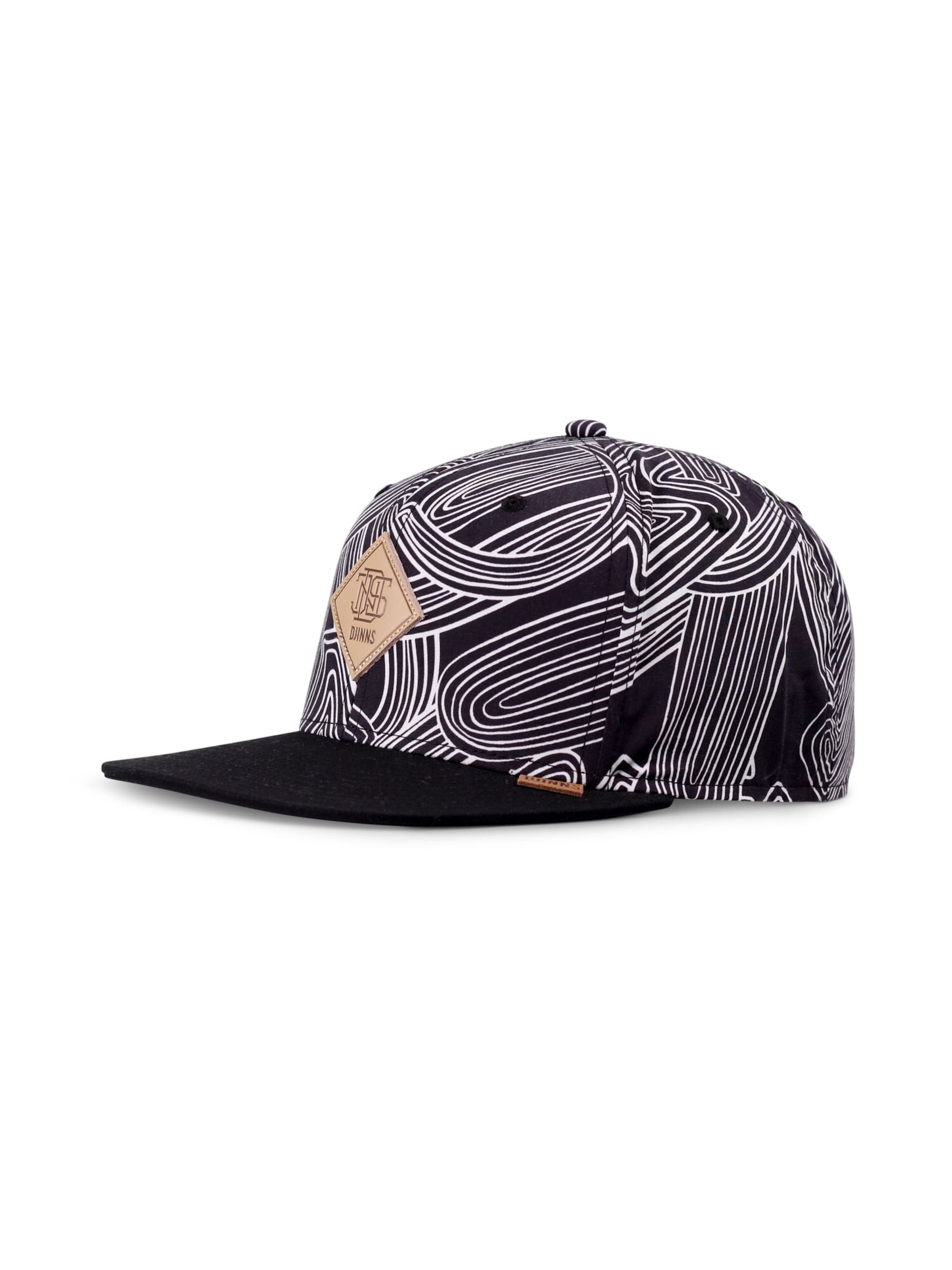 DJINNS Cap '6 Panel MA Pattern' in Mixed colors: front