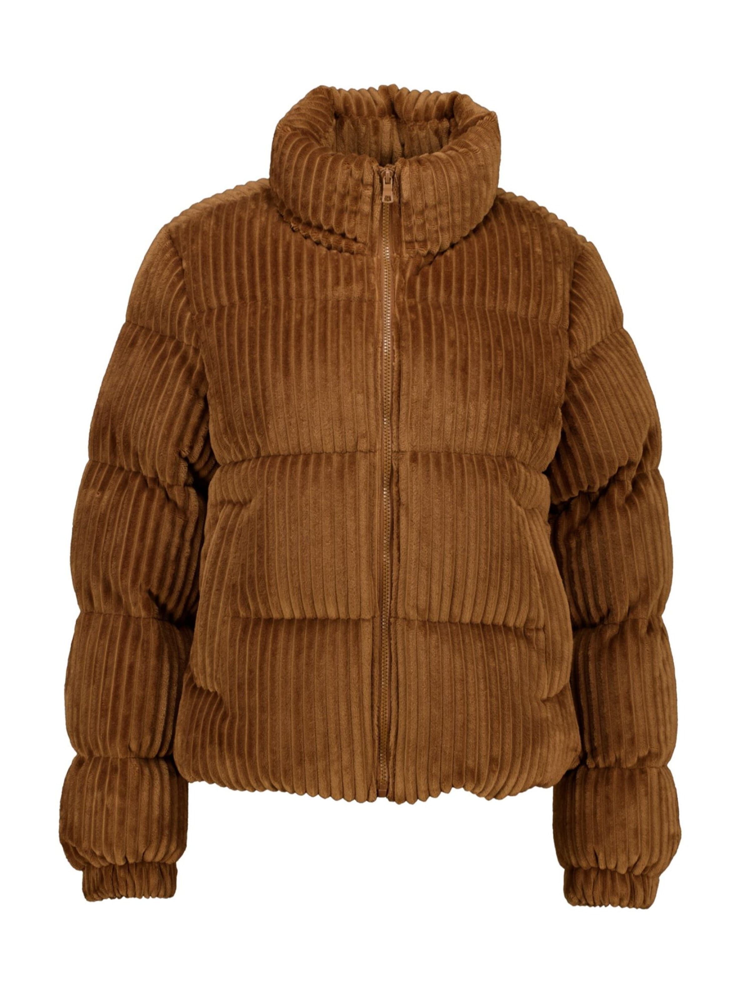 Deeluxe Winter Coat in Brown: front