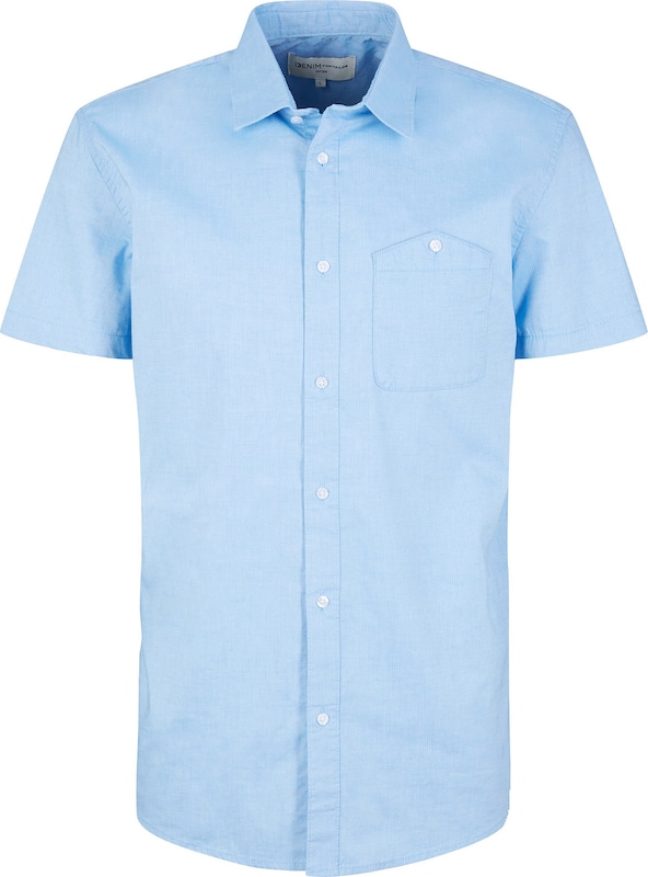 TOM TAILOR DENIM Regular Fit Hemd in Hellblau YR7032 TOM TAILOR DENIM Regular Fit Hemd in Hellblau YR7032