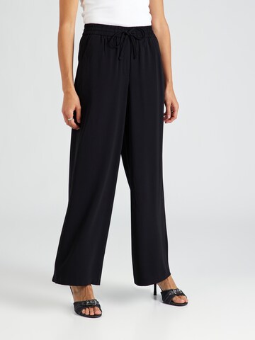 Marks & Spencer Wide leg Byxa i svart: framsida