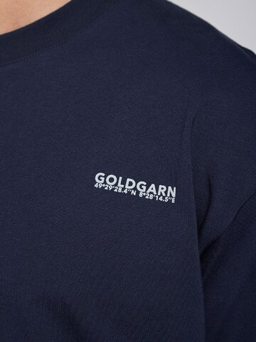 Goldgarn Shirt in Blau