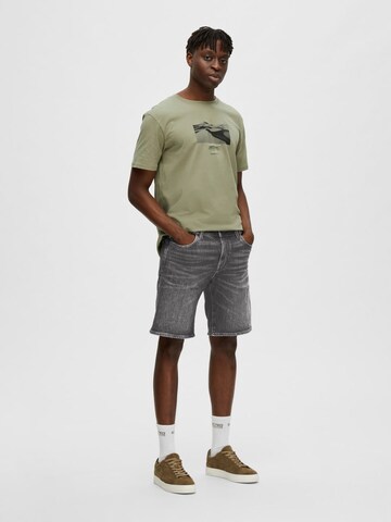 Regular Jean SELECTED en gris