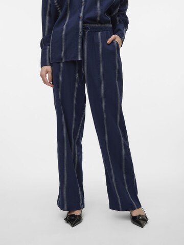 VERO MODA Regular Broek 'HERDIS' in Blauw: voorkant