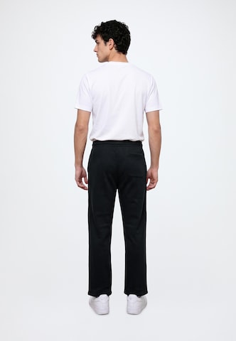 Abercrombie & Fitch - regular Pantalón en negro: atrás