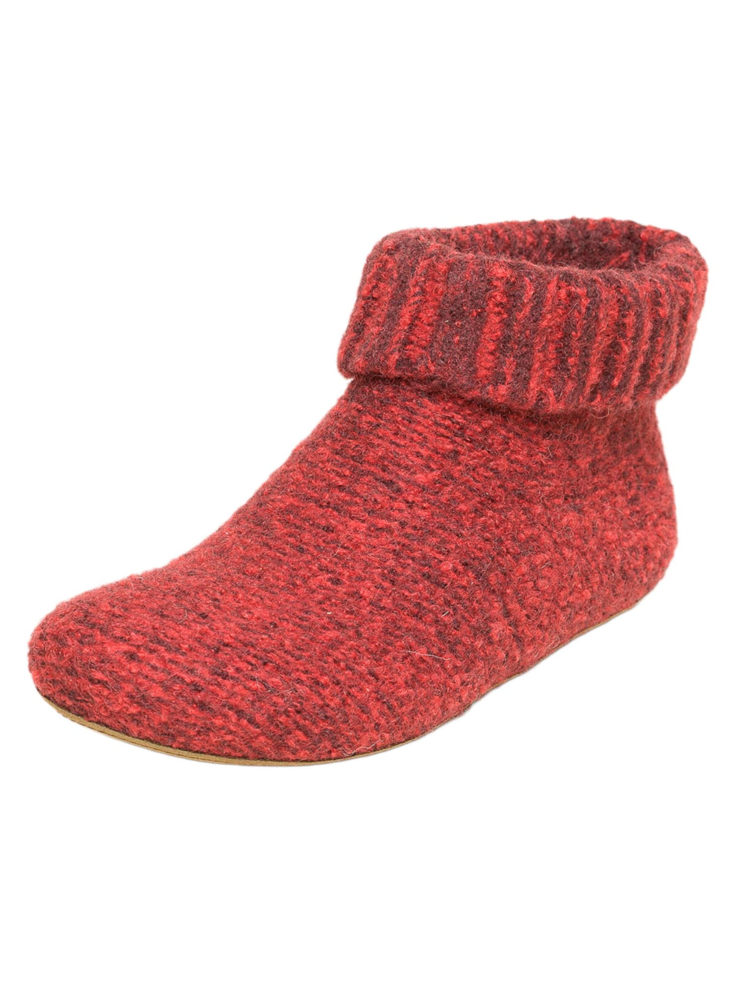 Gottstein Pantolette 'Knit Boot'‌‌‌‌‌‌ in Rot
