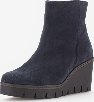 GABOR Ankle Boots in Blue: front