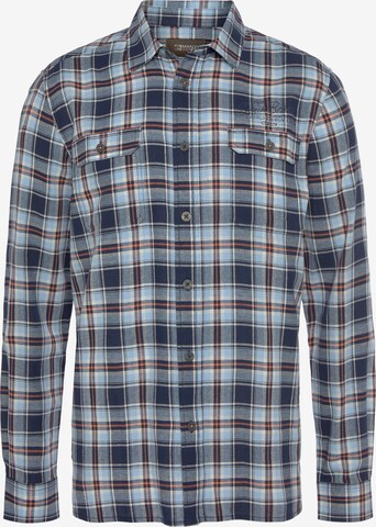 Man's World Regular fit Button Up Shirt in Blue: front