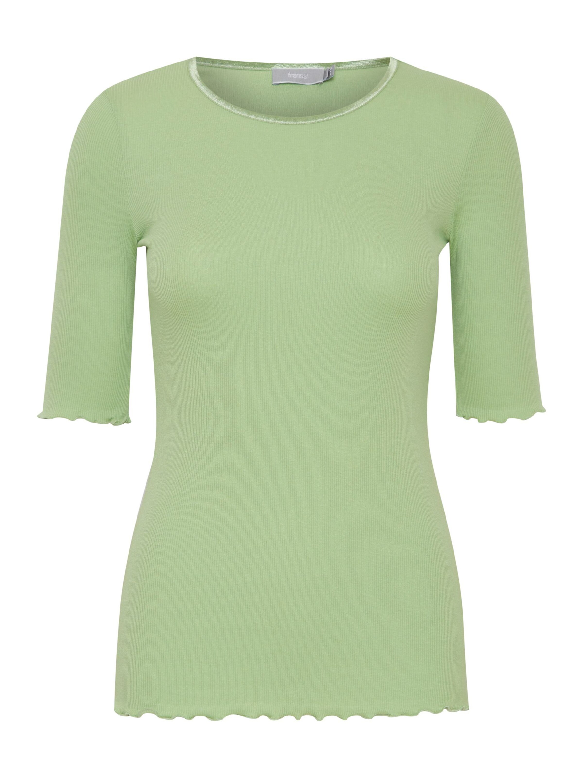 Fransa T-Shirt 'FRHizamond' in Grün: Vorderseite