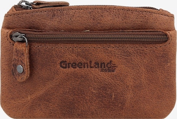 Greenland Nature Key Ring 'Montana' in Brown: front