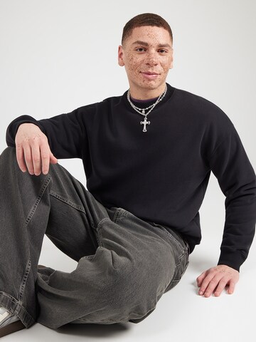 Abercrombie & Fitch Μπλούζα φούτερ 'ESSENTIAL' σε μαύρο: μπροστά