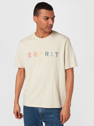 ESPRIT Shirt in Beige: voorkant