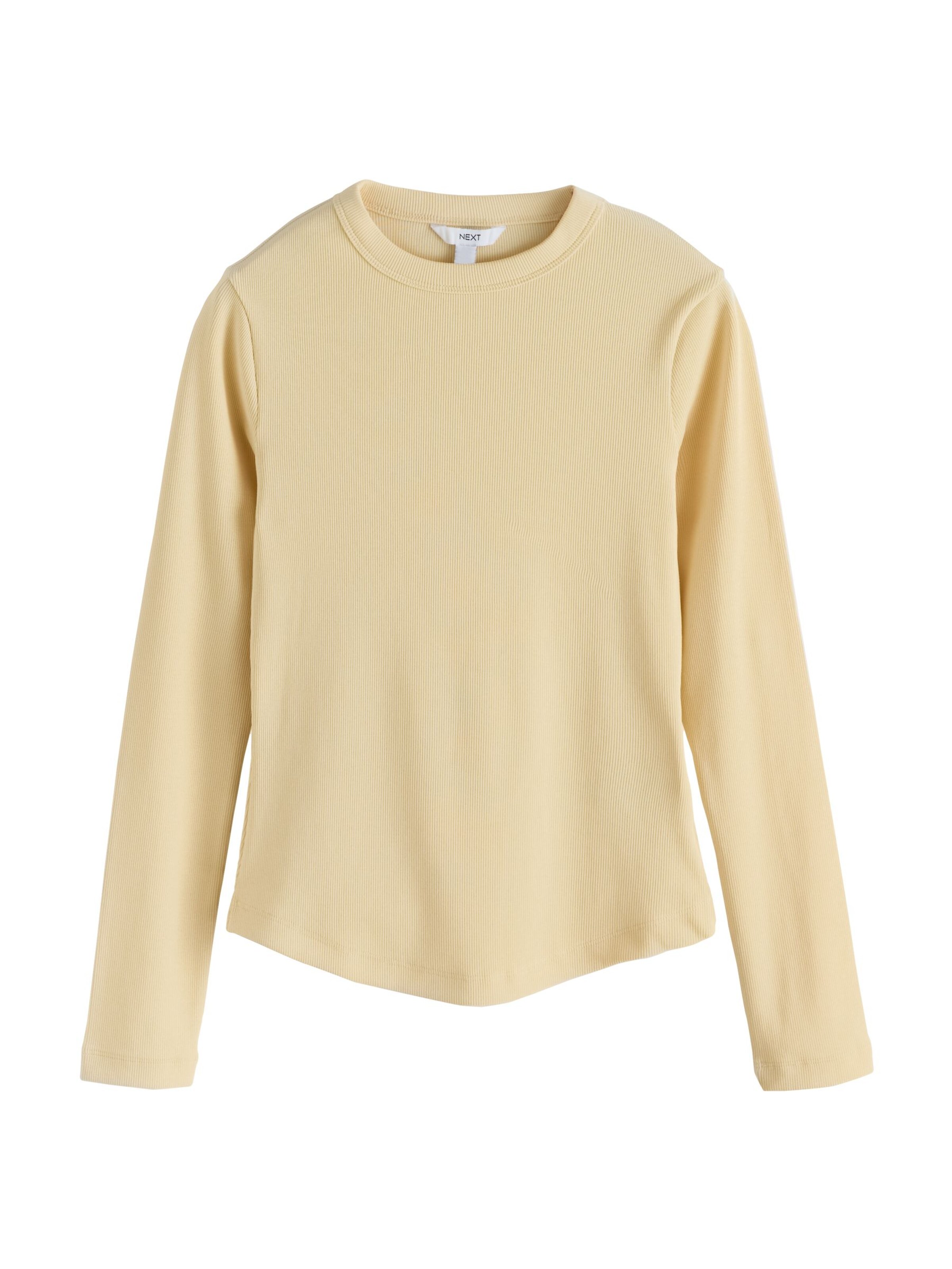 Next Shirt in Geel: voorkant