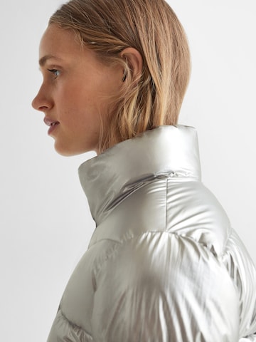 MANGO TEEN Between-Season Jacket 'Avatar' in Silver