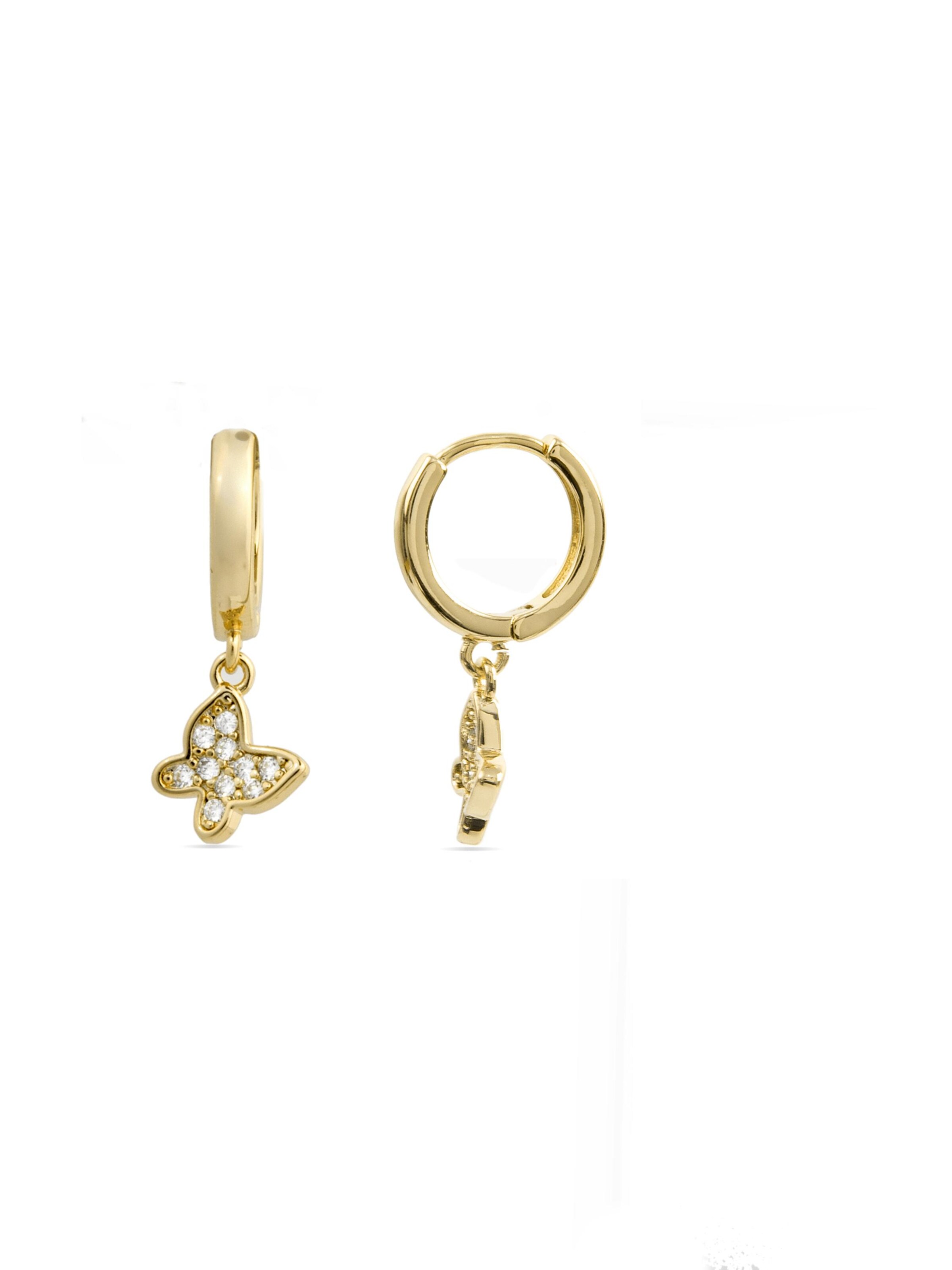 Luxenter Øreringe 'Kaduro' i guld: forside