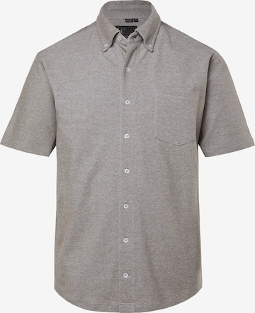 JP1880 Regular fit Button Up Shirt in Grey: front