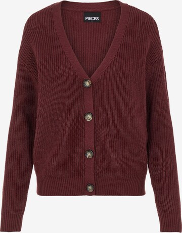 Cardigan 'Karie' PIECES en rouge