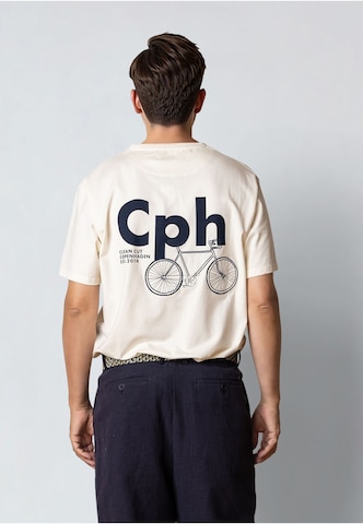 T-Shirt 'Esme' Clean Cut Copenhagen en beige : devant