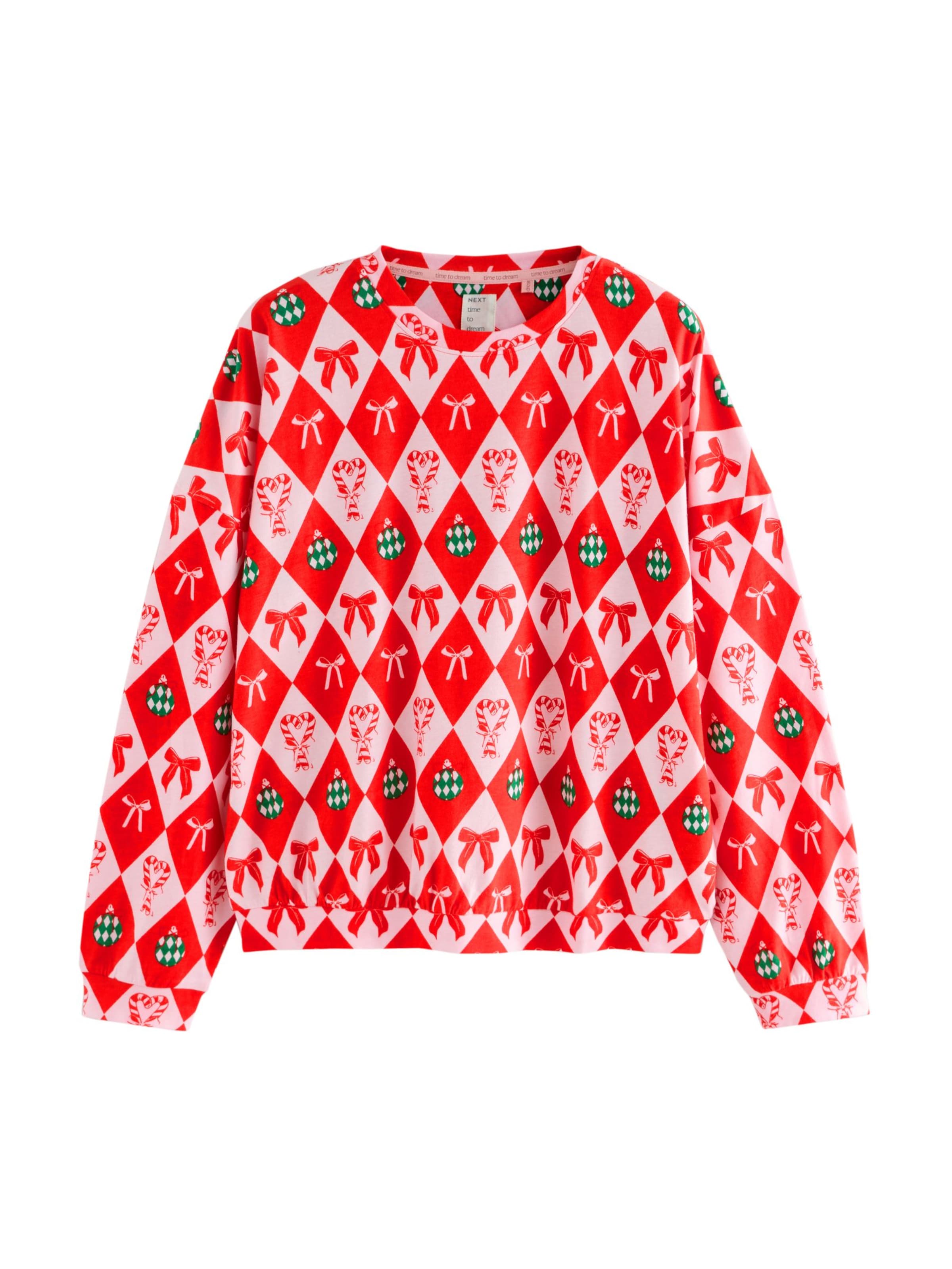 Next Pyjama värissä punainen