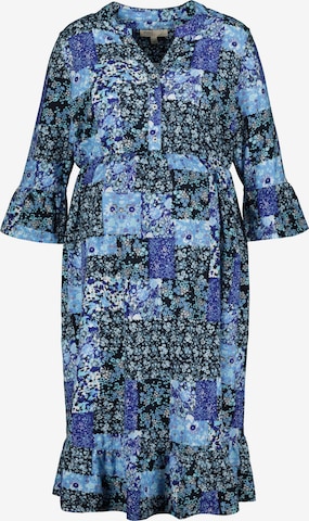 Robe Ulla Popken en bleu : devant