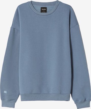 Bershka Sweatshirt in Blue: front