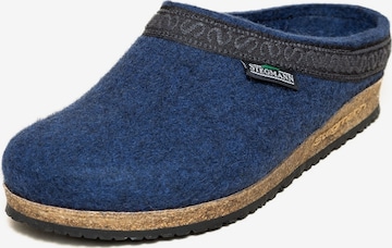 Stegmann Clogs 'Filzclogs Stegmann 108' in Blue: front