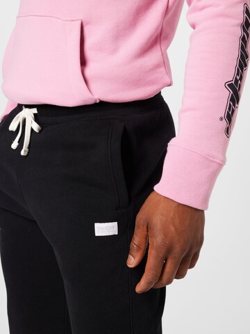 HOLLISTER Tapered Trousers in Black