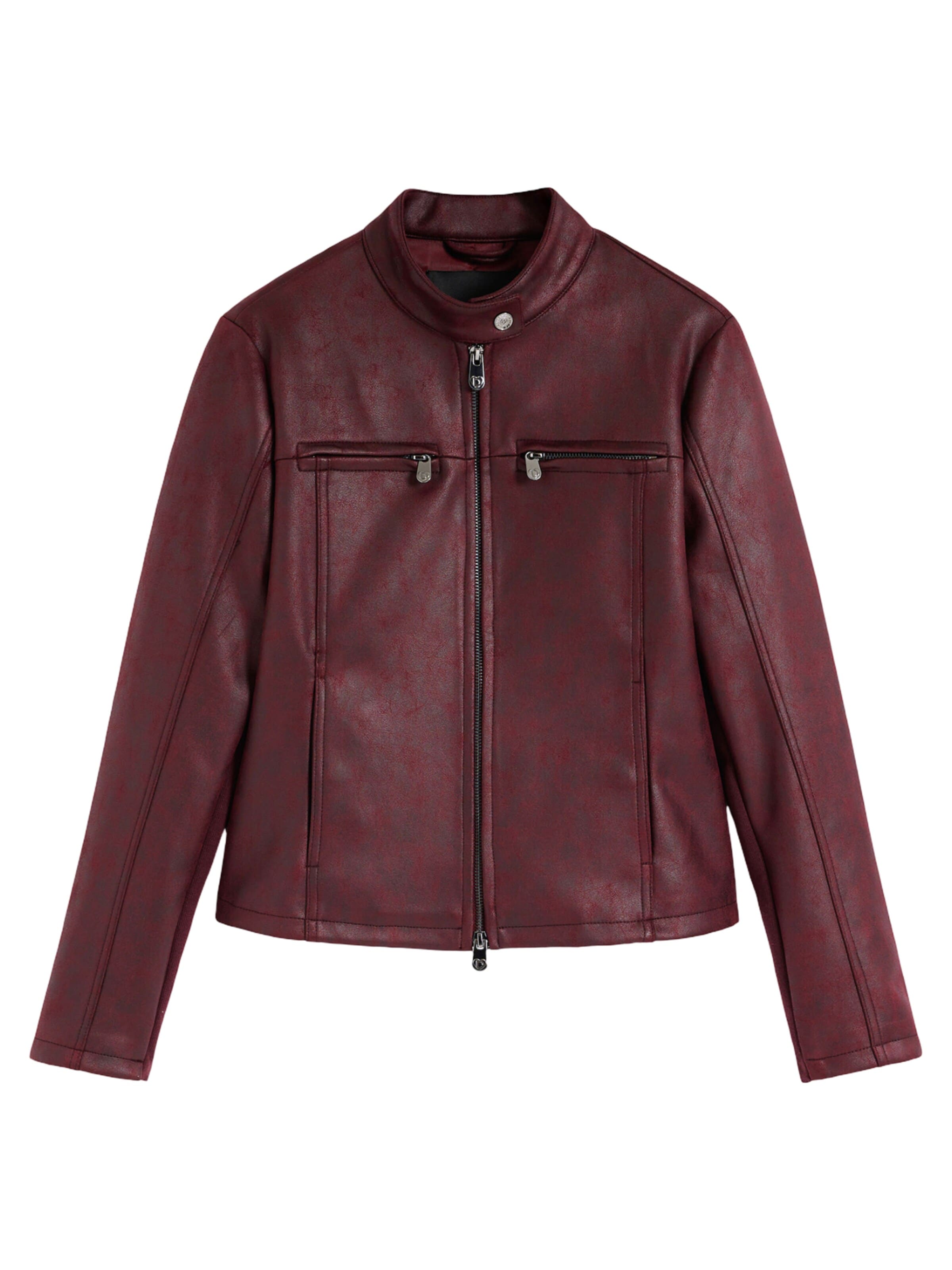 Desigual Between-Season Jacket 'CHAQ_BIKERCY 26WWEW09' in Purple: front
