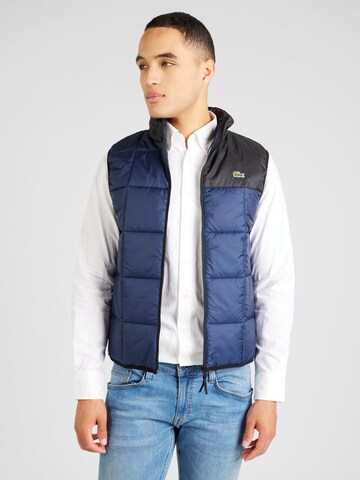 Gilet LACOSTE en bleu : devant