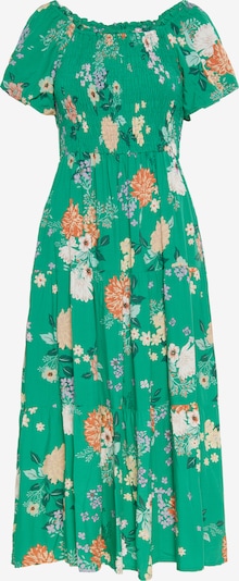 FELIPA Ljetna haljina 'Spring Summer' u bež / zelena / ljubičasta / marelica, Pregled proizvoda