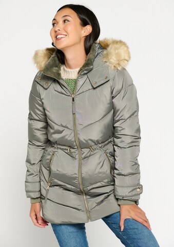 LolaLiza Winter jacket in Green: front