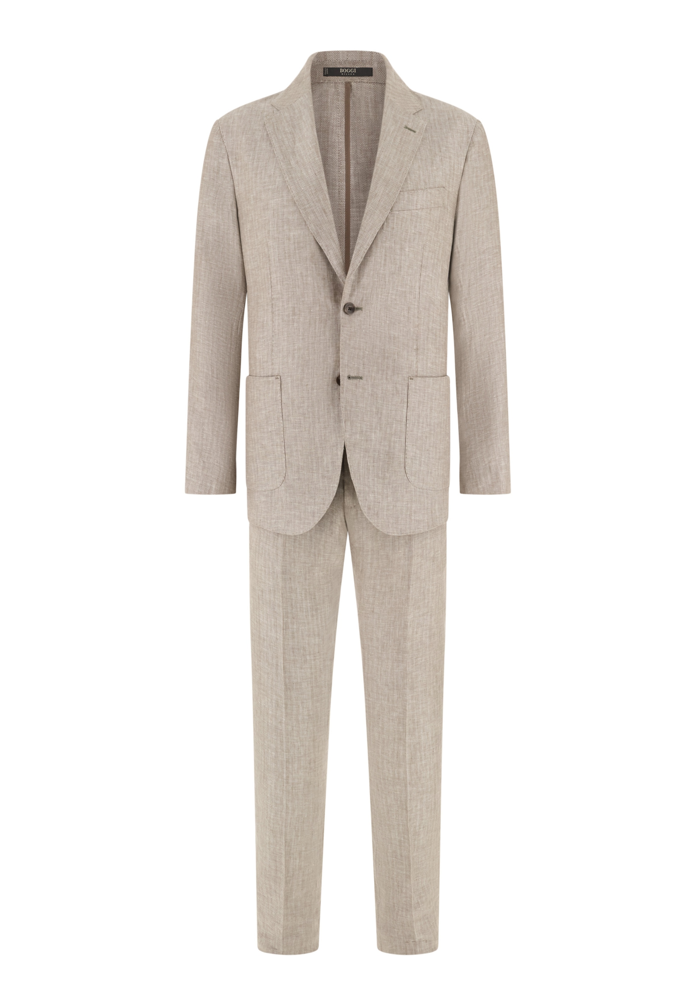 Regular Costume Boggi Milano en beige : devant