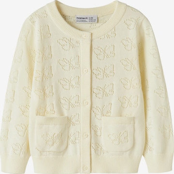 NAME IT - Cárdigan en amarillo: frente
