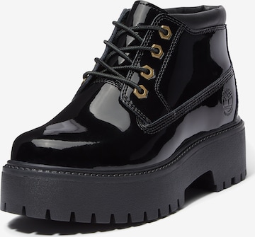 juoda TIMBERLAND Batai su raišteliais: priekis