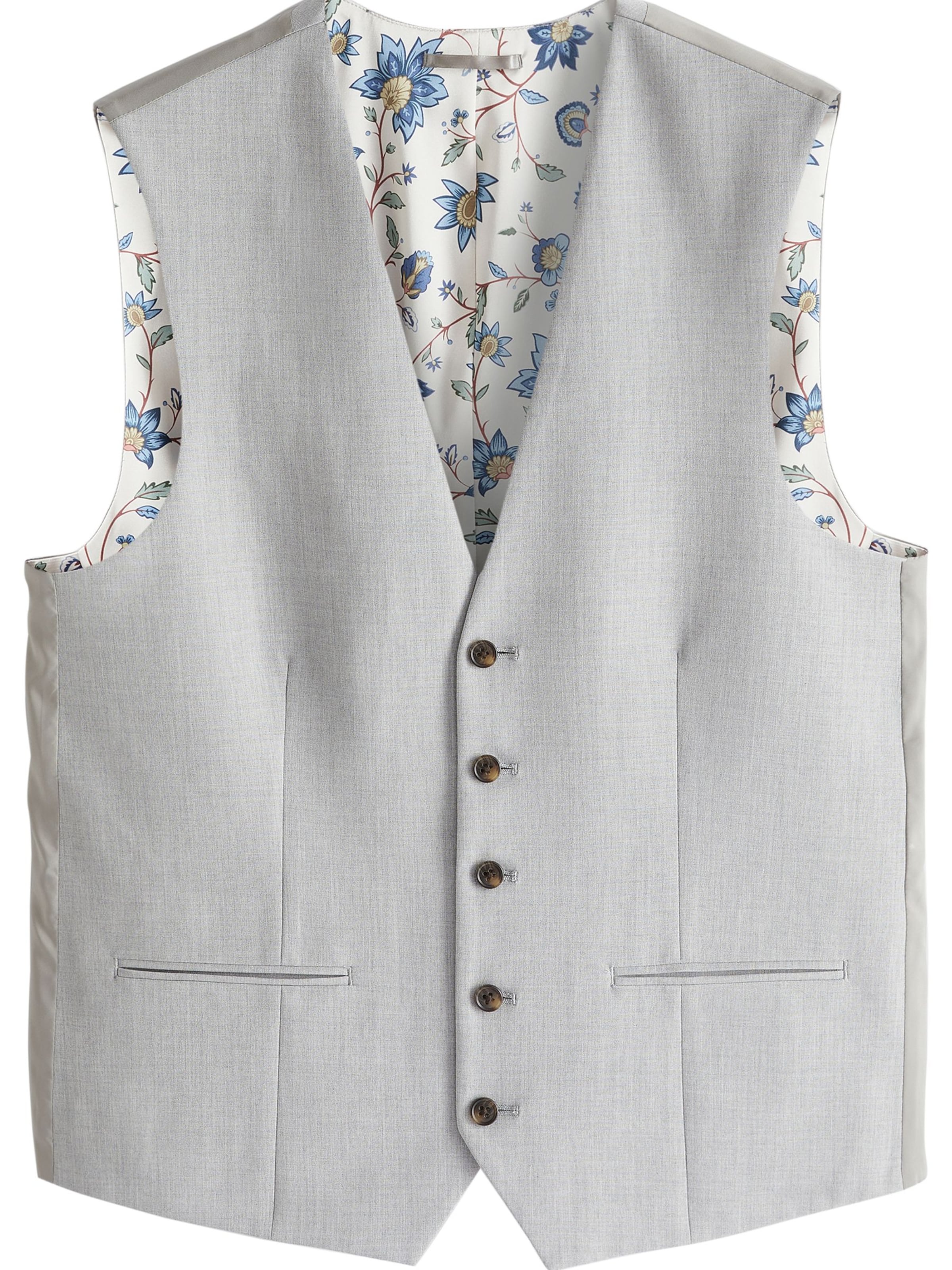 Next Suit vest 'Motionflex' in Grey: front