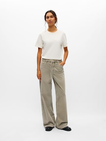OBJECT - Pierna ancha Pantalón 'OBJRosie' en beige